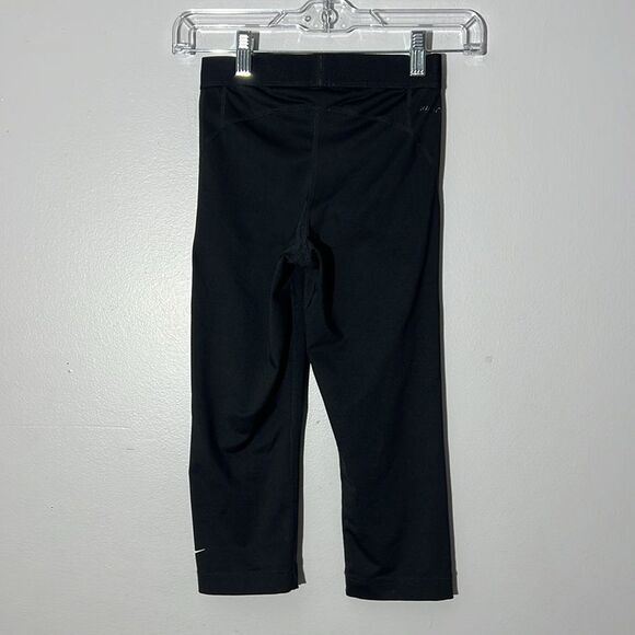 Nike Pro Black Capri Active Leggings Women's XS - Picture 6 of 8